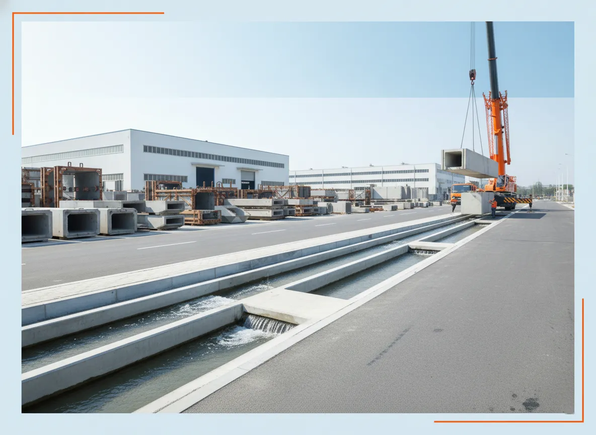 Precast U-Drain Manufacturer in Vijaywada